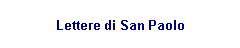 Lettere di San Paolo